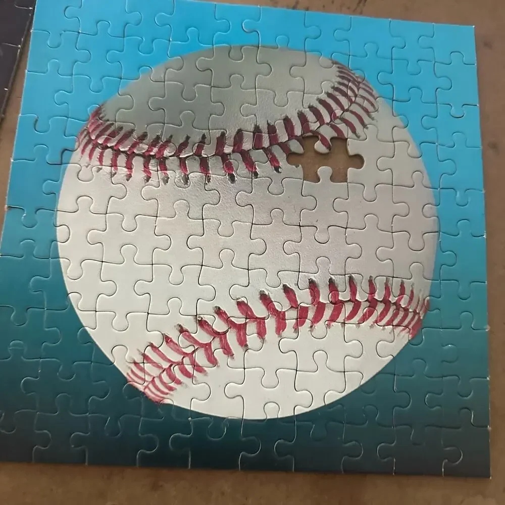 Ball Four Jigsaw Puzzles Nordevco Baseball Football Basketball Soccer Vintage